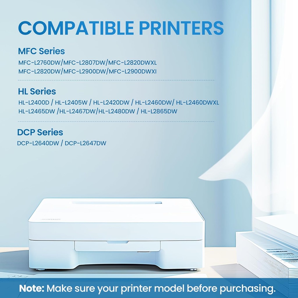 TN830XL TN830 ตลับหมึกสําหรับเครื่องพิมพ์ Brother 3,000 หน้าสําหรับ Brother TN830XL TN830 ตลับหมึกสี