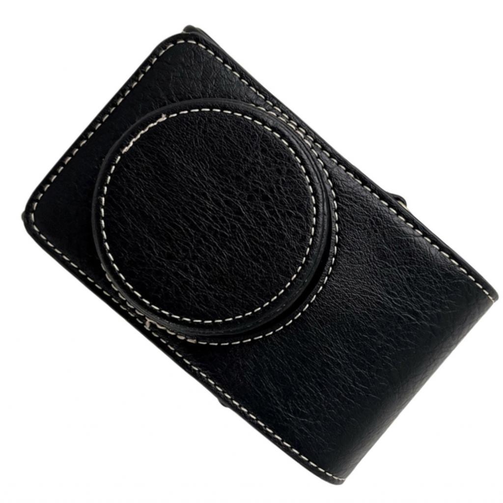 Happyday365-th Andoer Digital Camera Protective Case PU LEATHER STORIGE BACK พร้อมสายรัดไหล่แบบถอดได