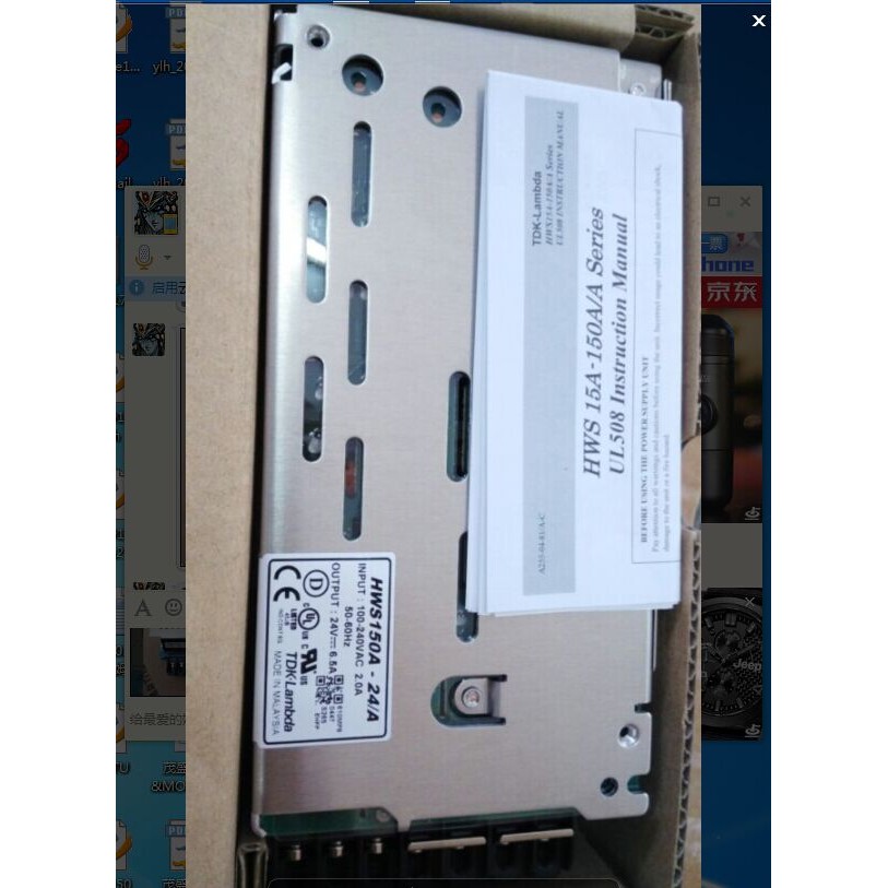 ยี่ห้อใหม่ Original TDK-LAMBDA Switching Power Supply HWS150A-24/A