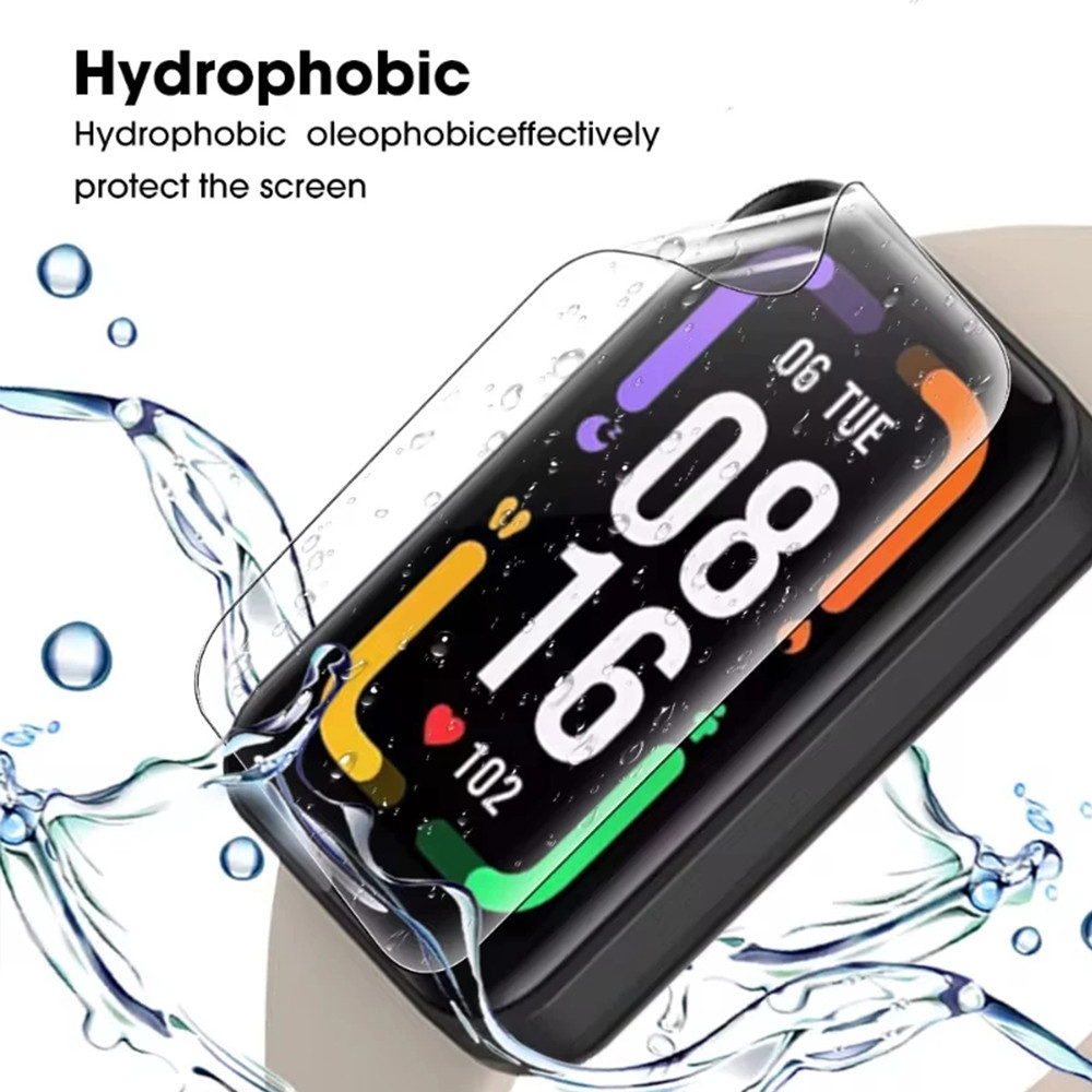 แก้วนิรภัย 3D / ฟิล์มอ่อน for Xiaomi Mi Band 9 / 8 Active อุปกรณ์ป้องกันหน้าจอ for Smartwatch Redmi Band 2/Redmi Band 3 ราคา ถูกที่สุด ดีลบีเคเค แกลเลอรีภาพที่ 7