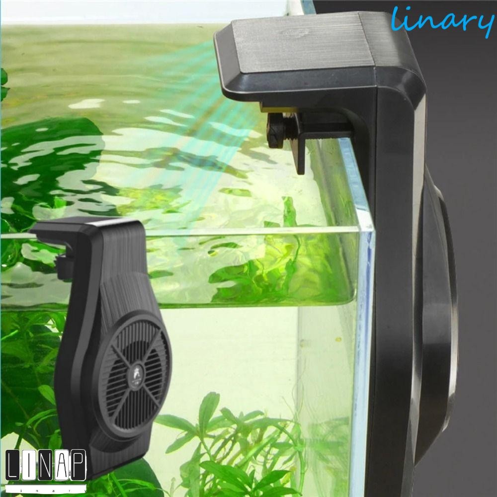 CULINARYHV พัดลมระบายความร้อนตู้ปลา, พัดลมทําความเย็นตู้ปลาแบบเรียบง่ายแบบปรับได้, อุปกรณ์ตู้ปลาแบบแ