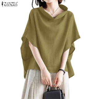 ZANZEA ซานเซีย สเวตเตอร์สไตล์เกาหลี แขนยาว 3/4 สำหรับผู้หญิง