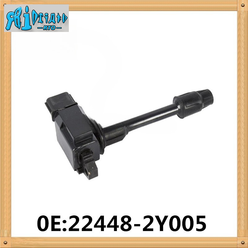 ประสิทธิภาพสูงคอยล์จุดระเบิดสําหรับ Nissan Cefiro J31 Maxima A32 A33 2.0 3.0 Infiniti I30 22448-2Y00