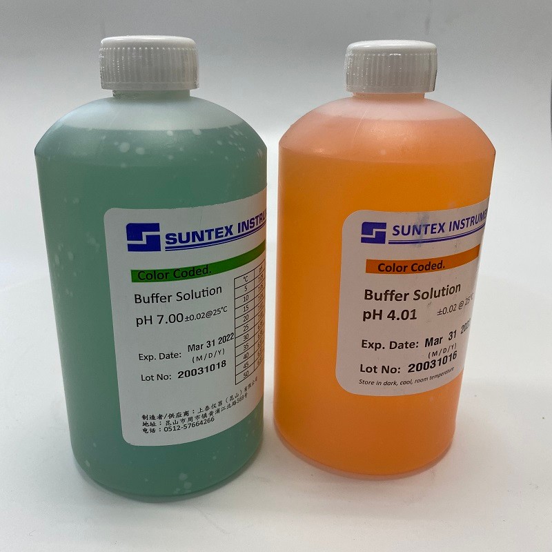 SUNTEX Shangtai PH Standard Fluid PH4.01/7.00/0.00 Correction Fluid น้ํายากันกระแทกมาตรฐาน PH4/ph7PH