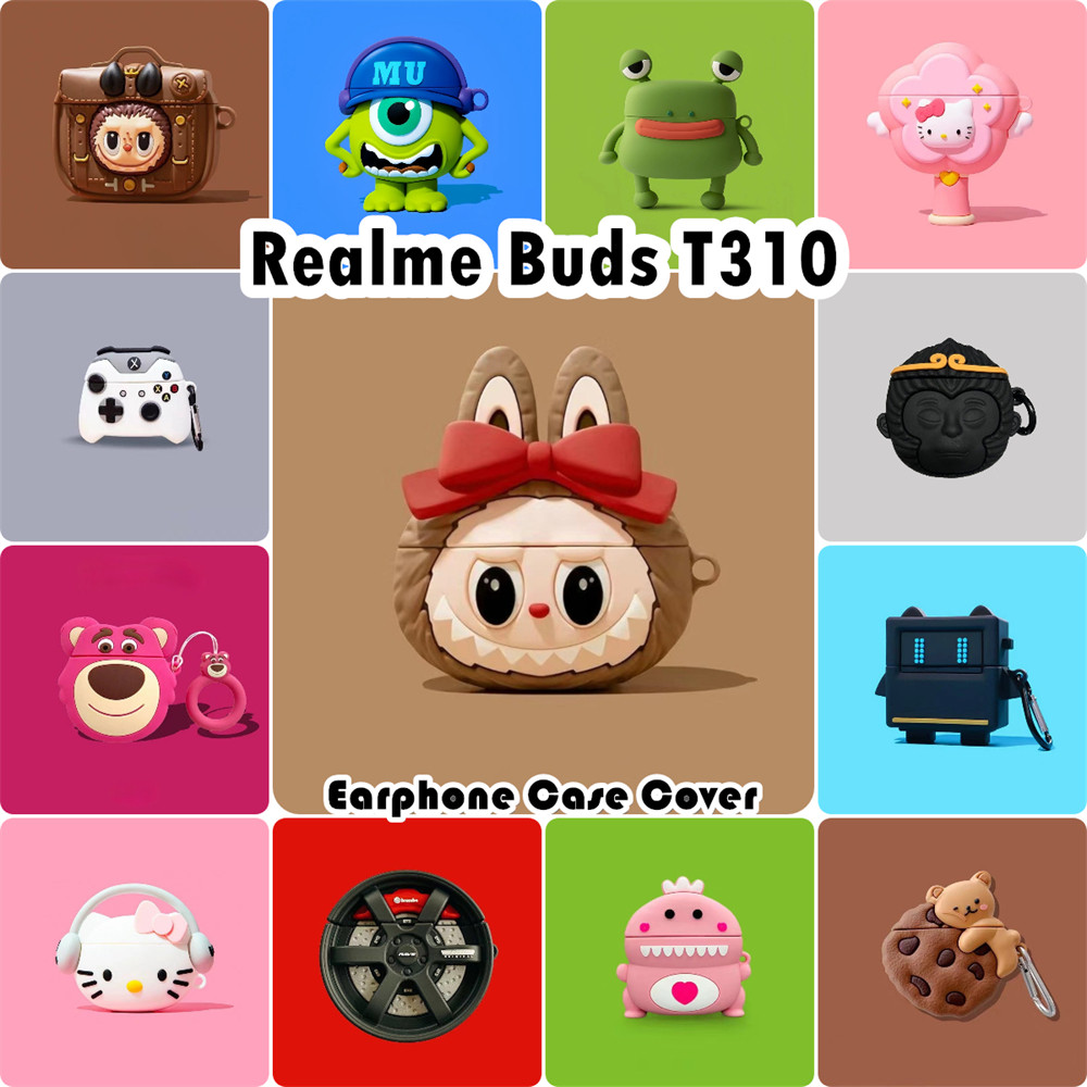 【Case Home】นําไปใช้กับ Realme Buds T310 เคส Case เคสหูฟัง การ์ตูนสร้างสรรค์ ซิลิโคนนุ่ม เคส เคสหูฟัง