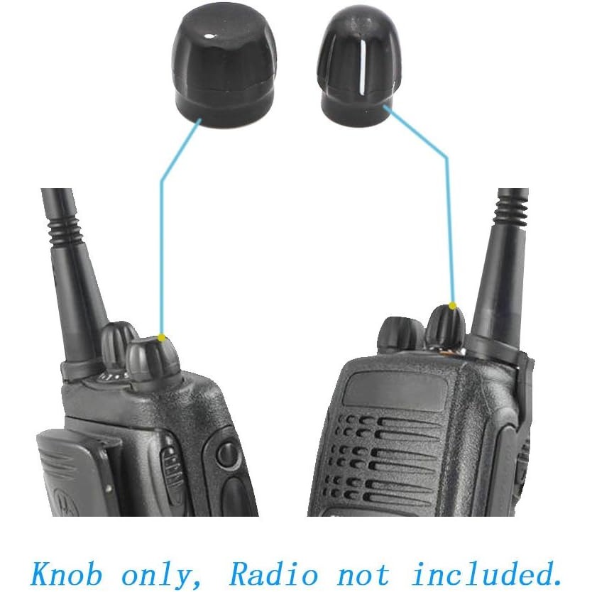 12 ชุดปุ่มปรับระดับเสียงและช่องลูกบิดสําหรับวิทยุ Motorola HT750 HT1250 EP350 EP450 EX500 EX600 CP20