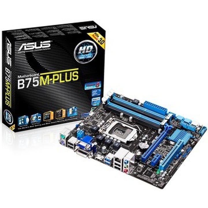 Asus/Asus B75M-PLUS P8B75-V B75M-A B75 เมนบอร์ด 1155 Pins รองรับ E31230v2