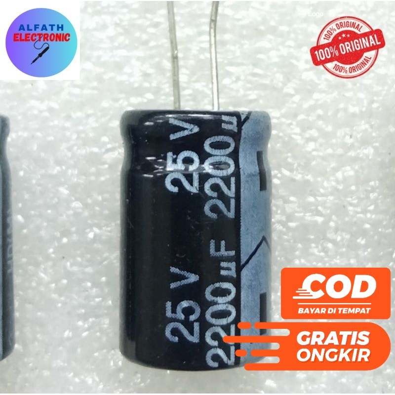 ELKO ELCO 2200 UF 25 VOLT 2200UF 25V