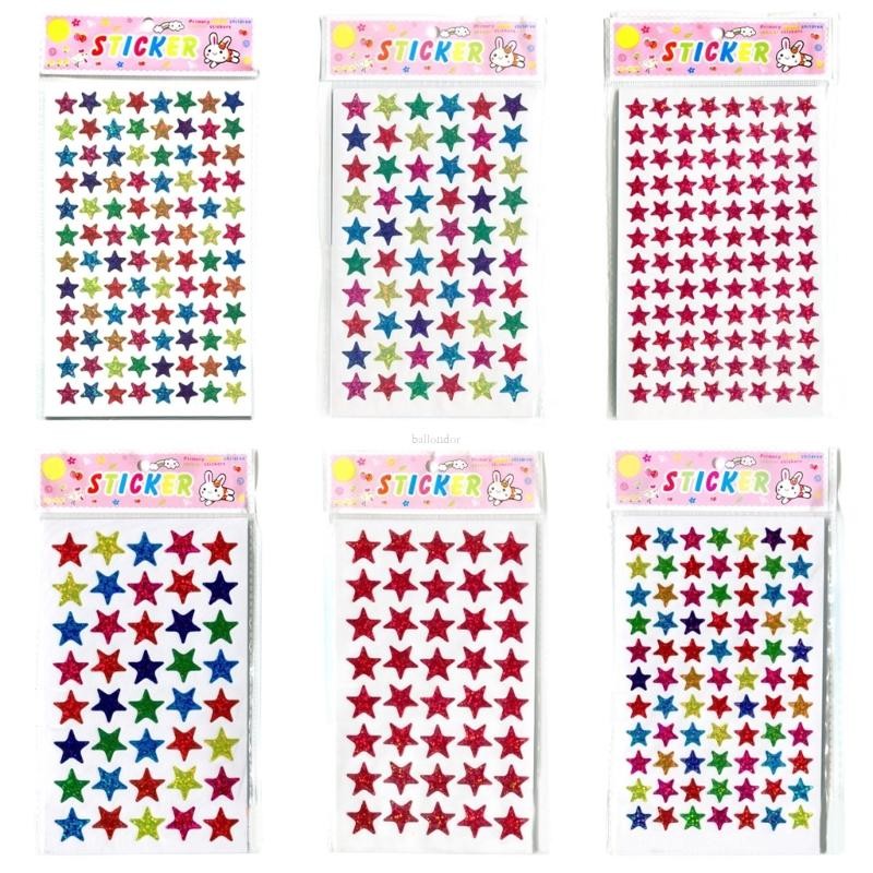BA Glitter Star Stickers Children Reward Glitter Stickers for Good Beahavior