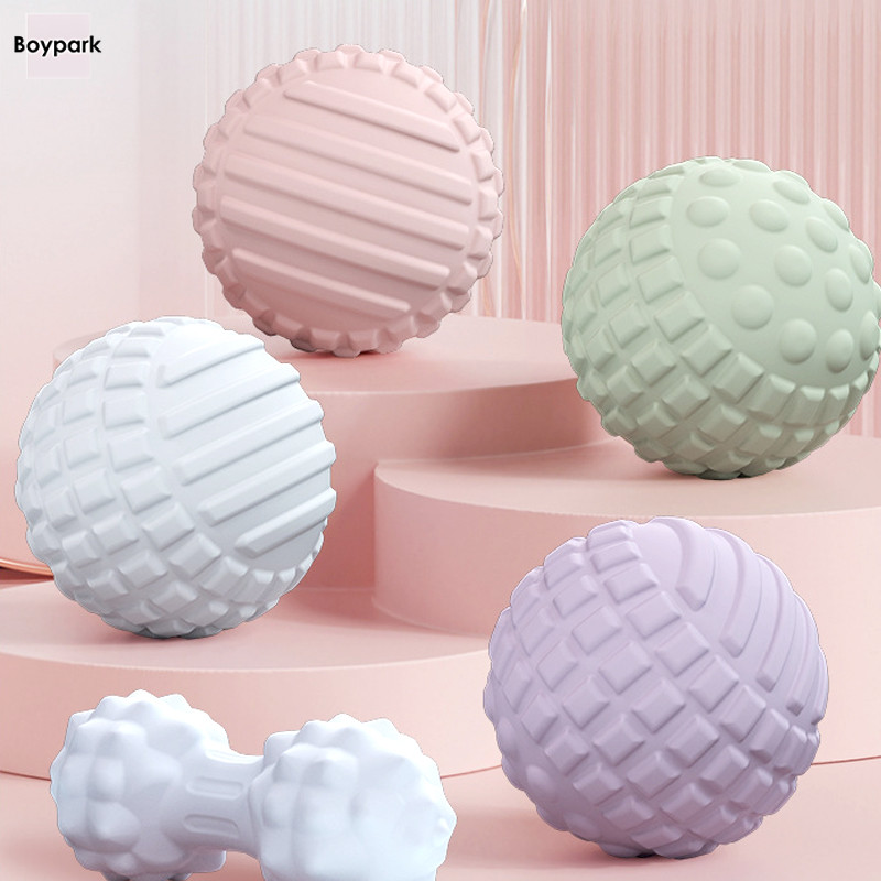 Boypark เท้ากล้ามเนื้อผ่อนคลายลึกไหล่นวดบอลคอมือถือ Fascia Ball