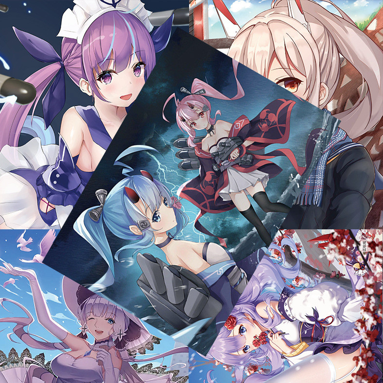 Azur Lane อะนิเมะโปสการ์ด Merchanted lomo การ์ด Merchantings สไตล์เดียวกันการ์ดอวยพรสติกเกอร์ของขวัญ