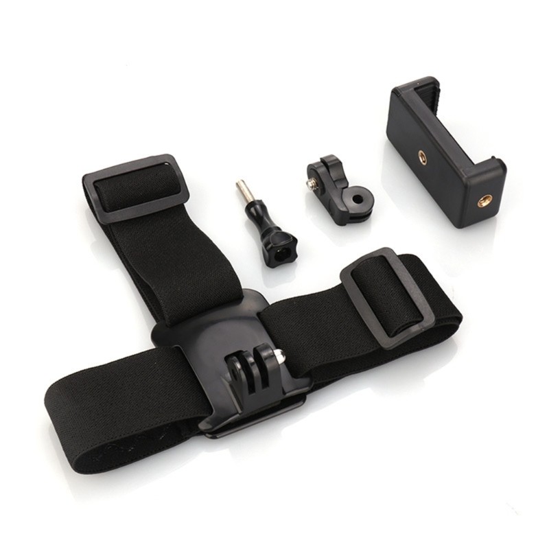 3C 4 Pack Ergonomic Head Mounted Phone Holder Hands Less Operation สําหรับเอกสารขี่จักรยานวิ่งและเนื