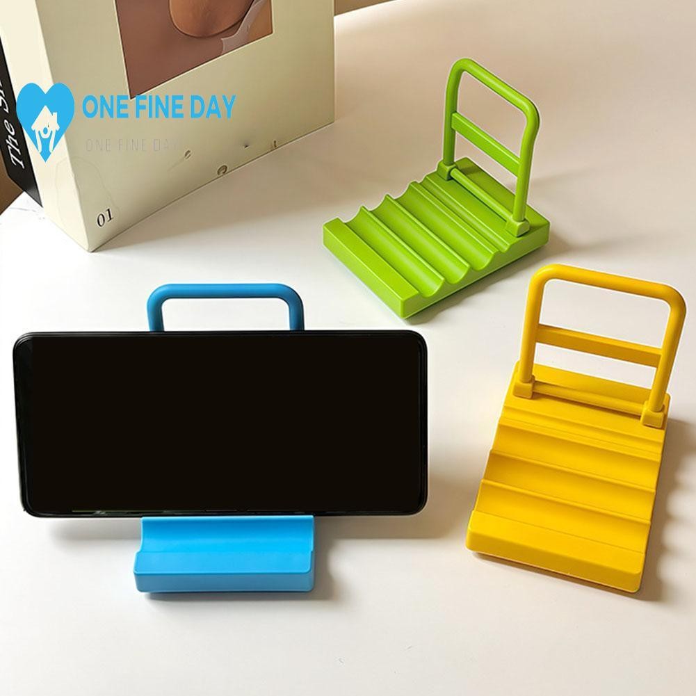ที่วางโทรศัพท์มือถือ Creative Handcart Shape Holder Mobile Desktop Parallel Holder Phone T6e9