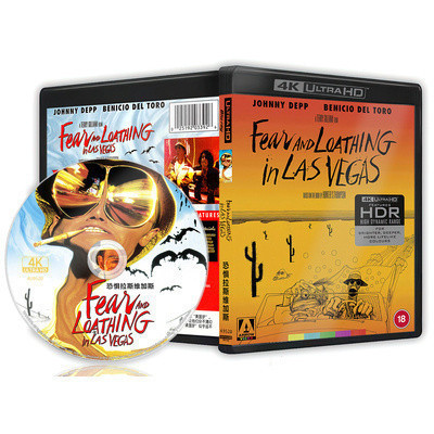 [ภาษาอังกฤษ][คลังสินค้าพร้อม] ภาพยนตร์ Blu-ray HD 4K UHD 1080P Fear and Loathing in Las Vegas