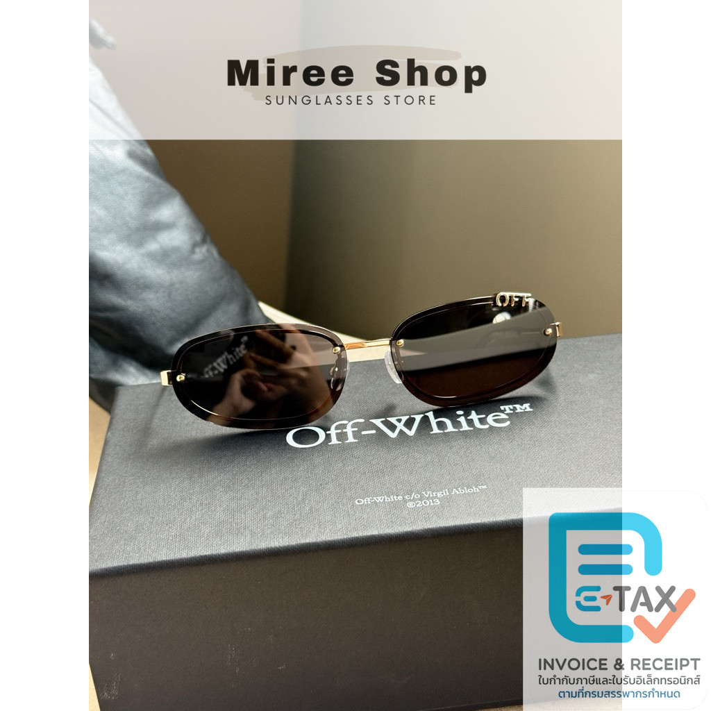 OFF WHITE รุ่น Miami Sunglasses ร้านแอมของแท้เท่านั้นค่า OI13M