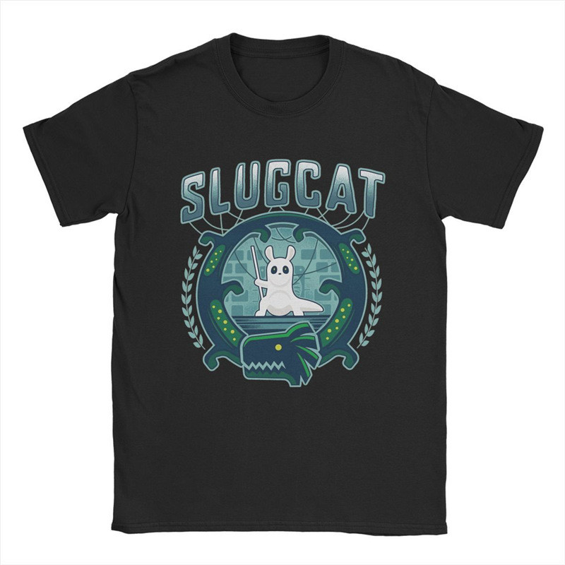 COD Slugcat Rain World T Shirts for Men Cotton Funny T-Shirts O UES2
