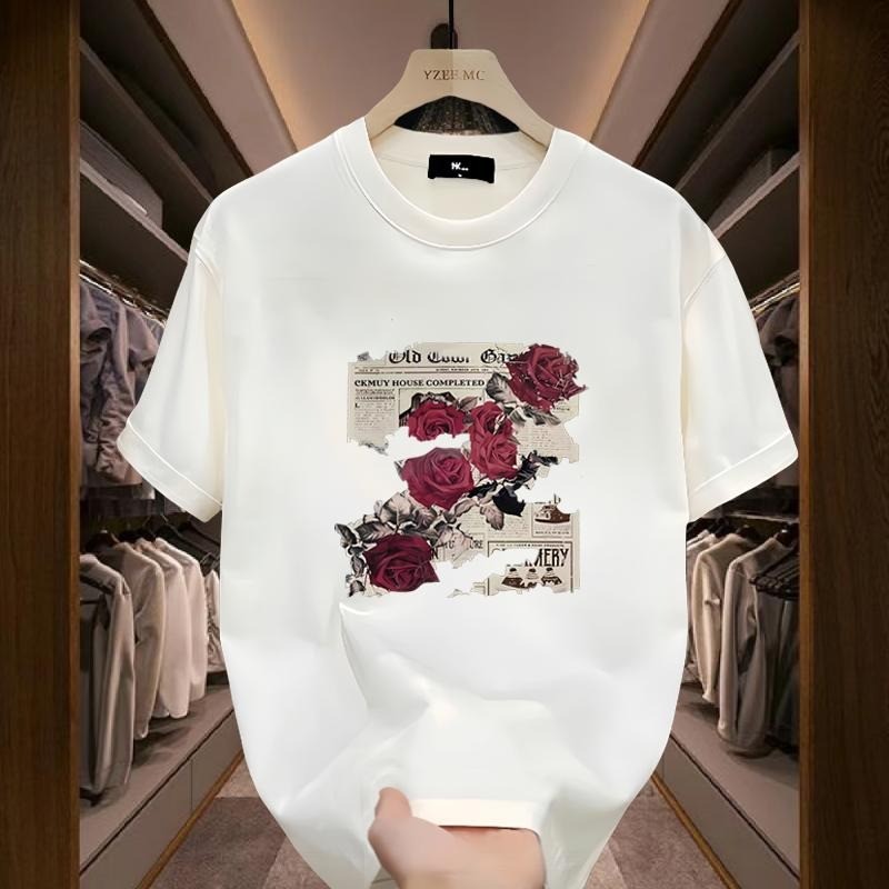 เสื้อยืดผ้าฝ้ายยาว Ke Pure Cotton Iron Grey] 260 Xinjiang Wine Red S-3XLnew23 [สามเข็ม 2025T0293-P20