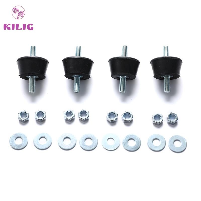 Hgth 4pcs Anti Vibration ยาง Mount Damper Shock Pad เบาะสําหรับเครื่องปรับอากาศร้อน