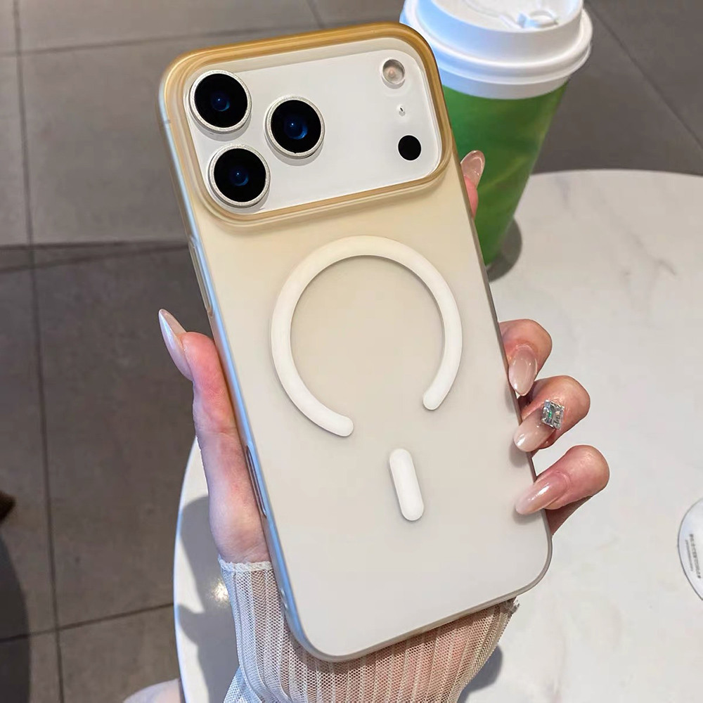 Magnetic Matte Hard เคสโทรศัพท์สําหรับ iPhone 17ProMax 16Plus 15 14 13 12 11 กันกระแทกป้องกันปลอก - รูปที่ 3