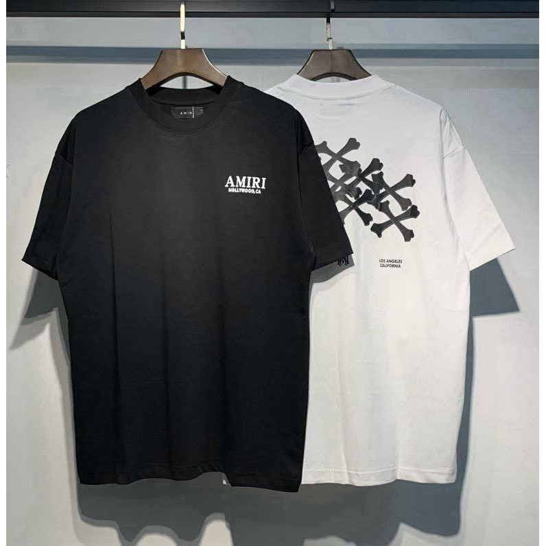 เสื้อยืด Amiri,เสื้อยืด Amiri Unisex สำหรับผู้ใหญ่เสื้อยืดพิมพ์ลาย  ผ้าฝ้ายแท้  s-5xl