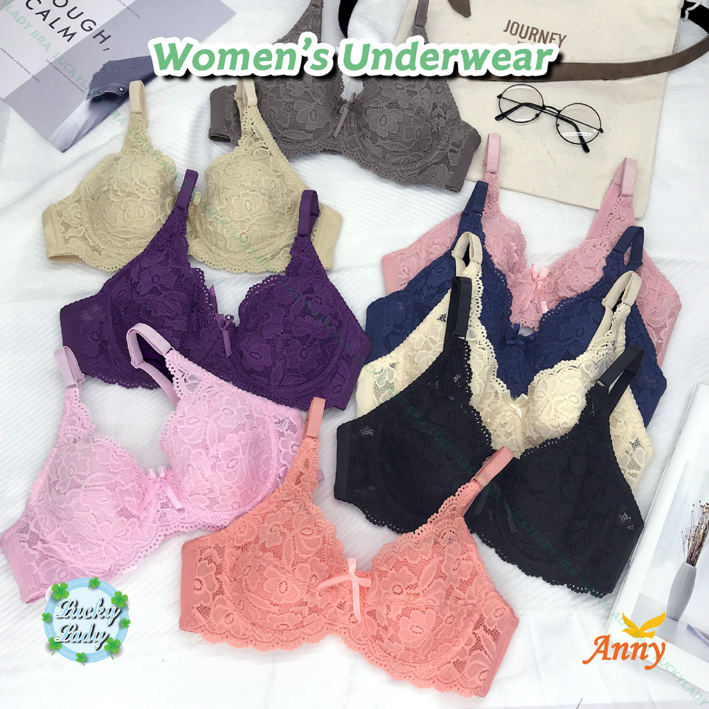 ชุดชั้นใน Anny รุ่น3003 คัพB เสื้อใน 2ตะขอ บรามีโครง ฟองบางเฉียบ 2mm ใส่สบาย เต็มทรง อกสวยแบบธรรมชาติ