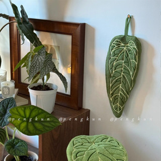 ผ้าเช็ดมือใบไม้พืชน่ารักสร้างสรรค์ร้อนปลูกดอกไม้เทียนห้องน้ํ…