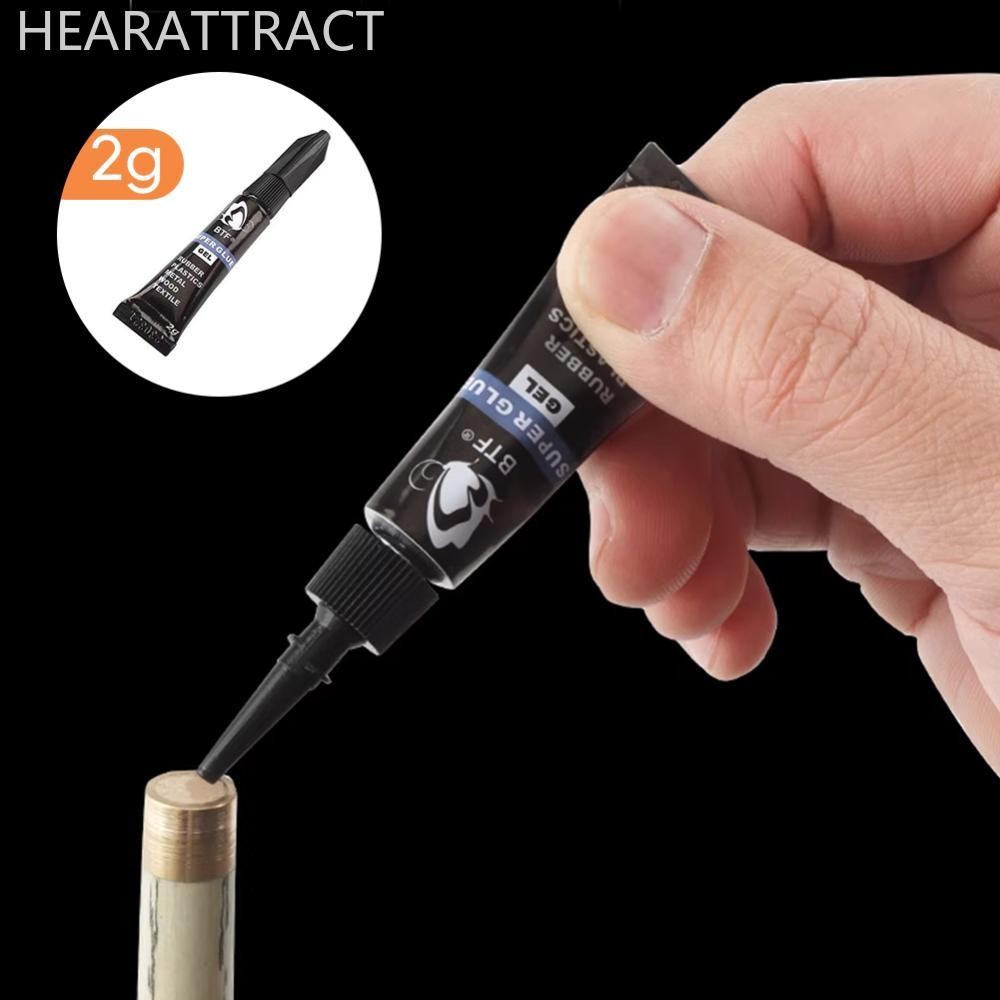 HEARATTRACT 2G Professional Cue Tip กาวแห้งเร็วสำหรับบิลเลียดและสนุ๊กเกอร์ P2Y4