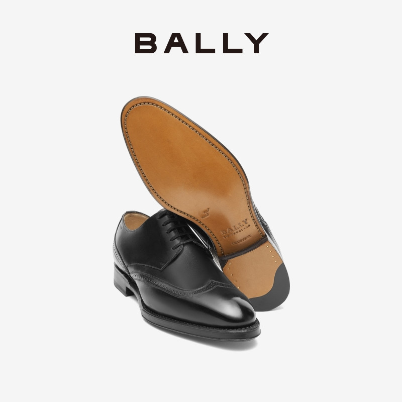 Bally Bally/Barry SCONY รองเท้าดาร์บี้หนังสีดําสําหรับผู้ชาย6237913
