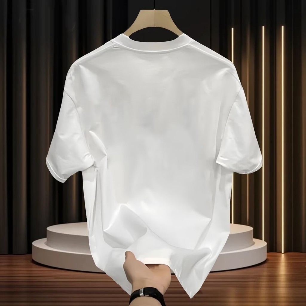 Fashion Brand T Shirt new Men's Loose Fit Shirt COD Summer New Korean Style Simple23Casual Hong Kong