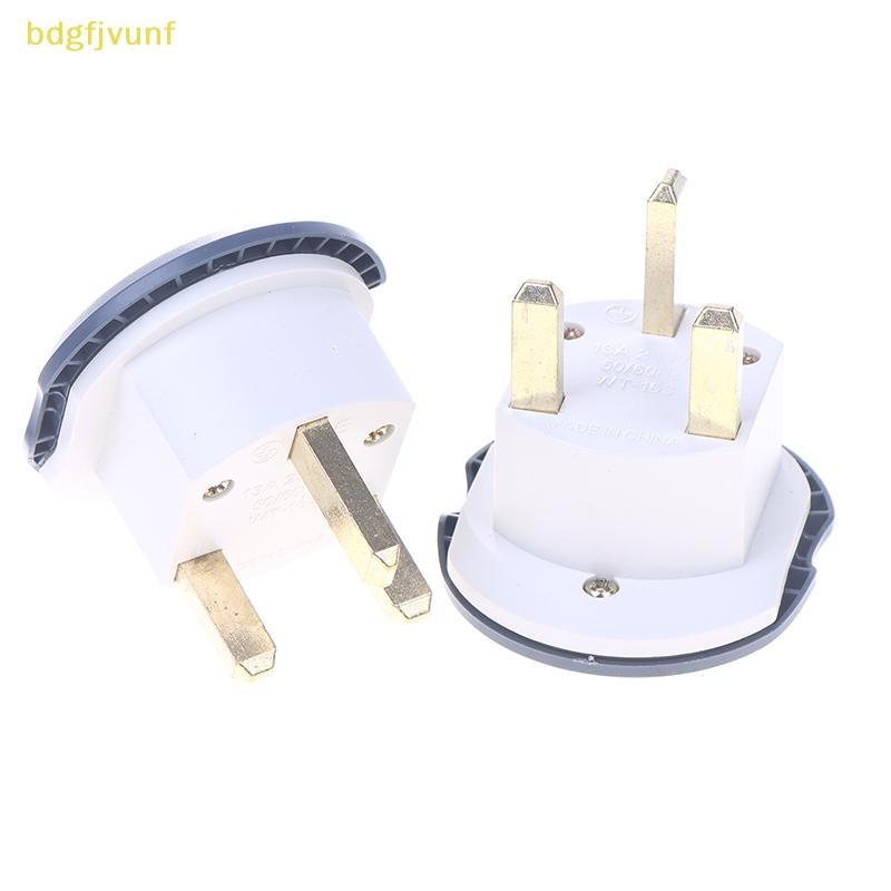BDGF 1/2pcs UK ปลั๊กอะแดปเตอร์ 13A 250V HK Travel Adapter Converter 2 รอบซ็อกเก็ต Universal AU US EU