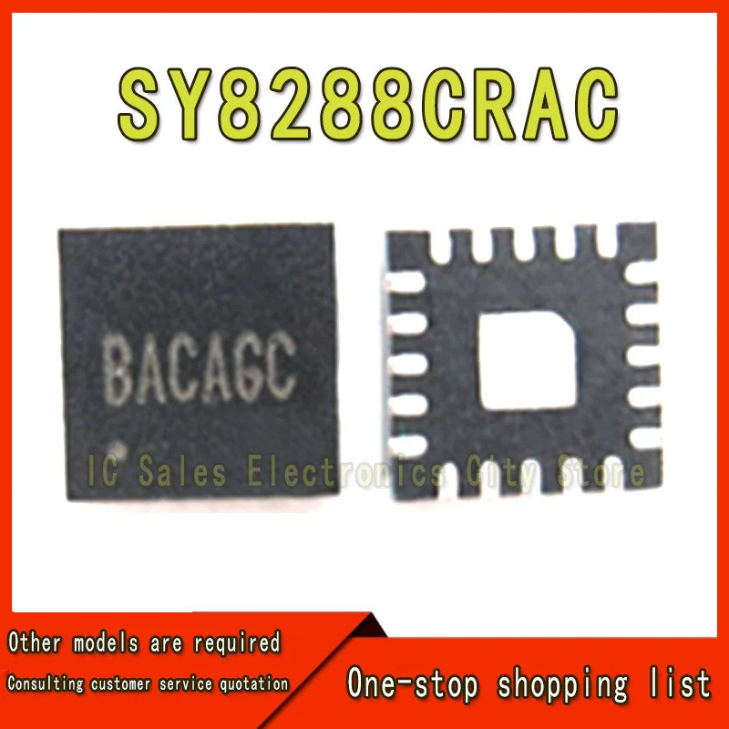 (5-10ชิ้น) 100% ใหม่ SY8288C SY8288CRAC BAC5KA BAC.. ชิปเซ็ต QFN-20