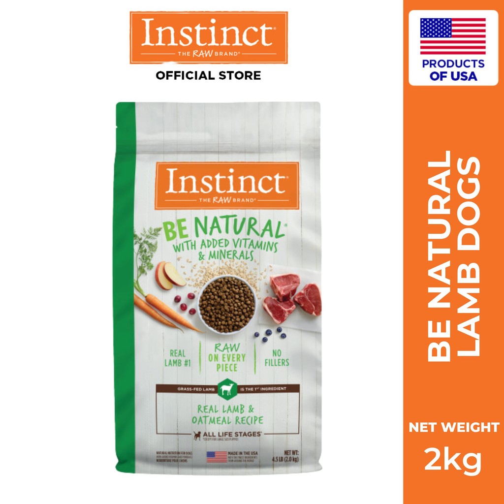 Instinct Be Natural Lamb & Oatmeal Dog 2 kg
