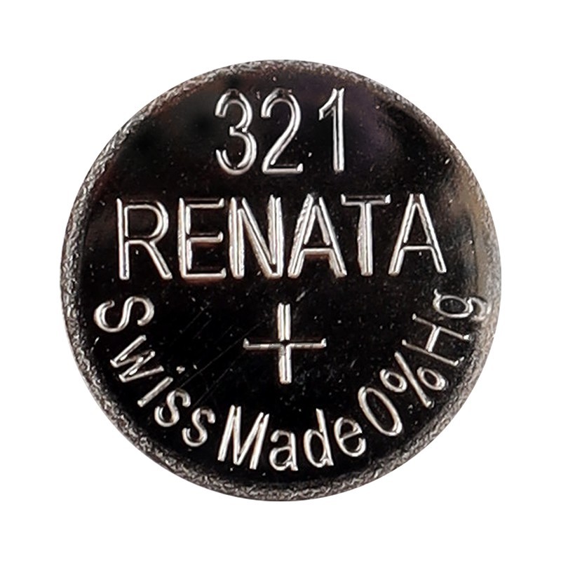 Renata Swiss SR616SW 321 Silver Oxide Universal นาฬิกาแบตเตอรี่ปุ่มอิเล็กทรอนิกส์จัดส่งฟรี 10 ชิ้นรา