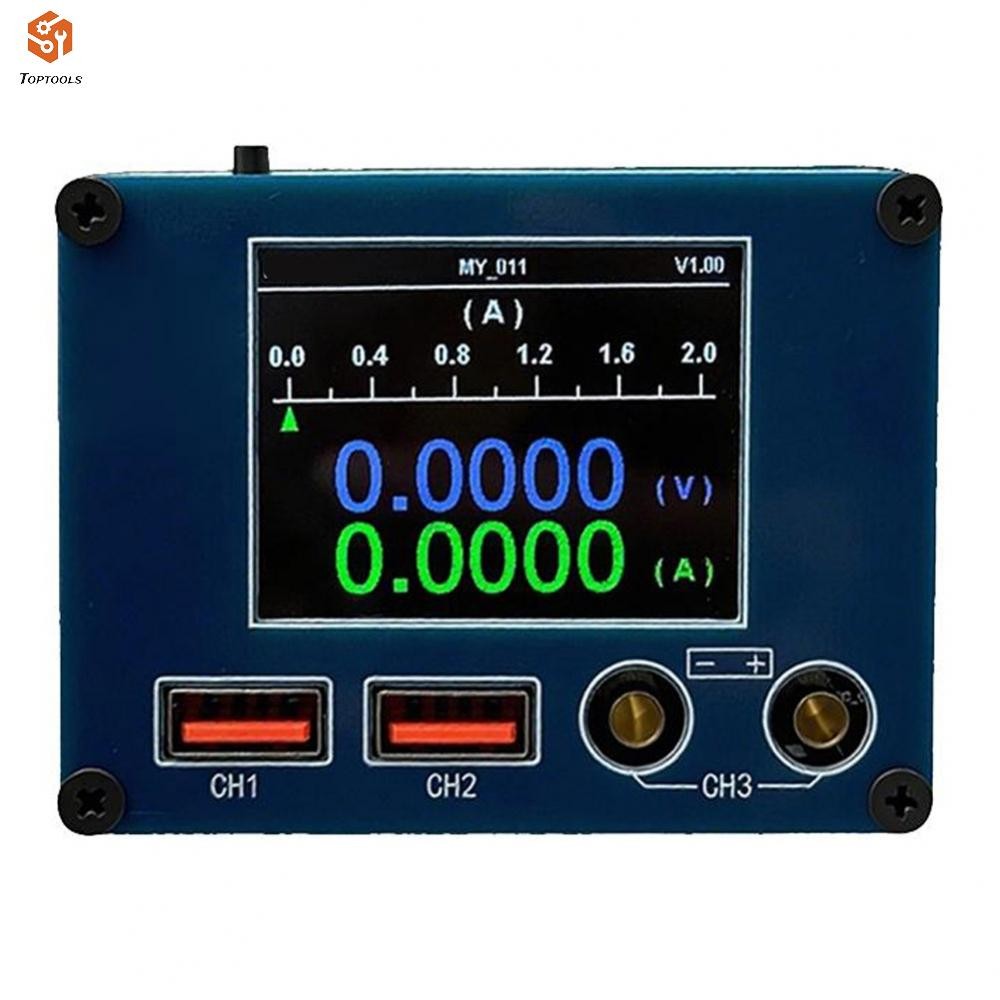 Type C Digital Voltmeter 6 in 1 Power Bank Tester for Voltage Current Monitoring