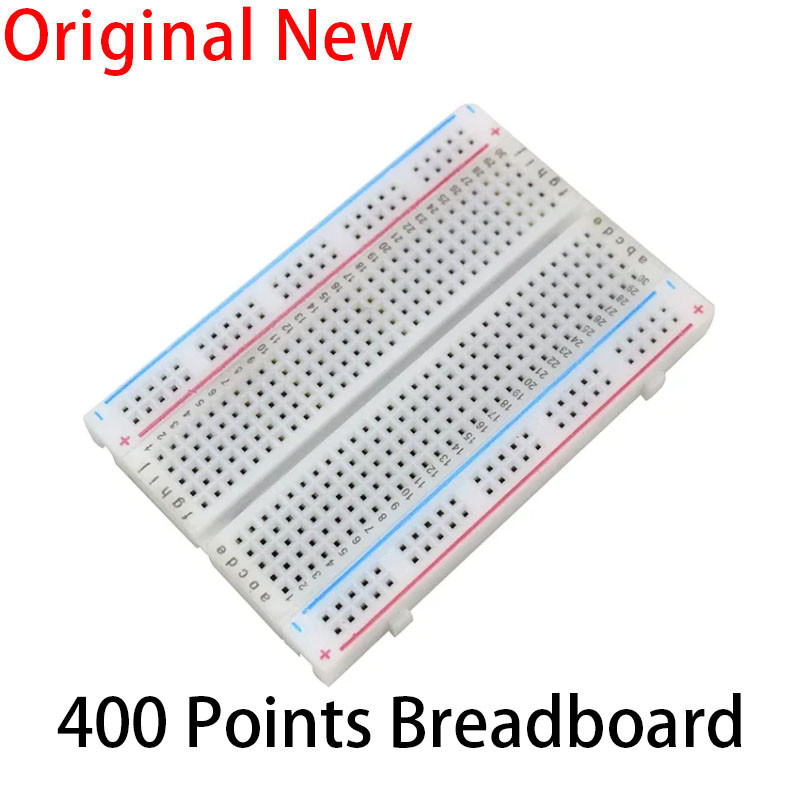 1/5PCS 400 จุด Solderless Breadboard บอร์ดทดสอบ PCB 400 หลุม 8.5*5.5 ซม.รวม splicing แผ่นทดลอง