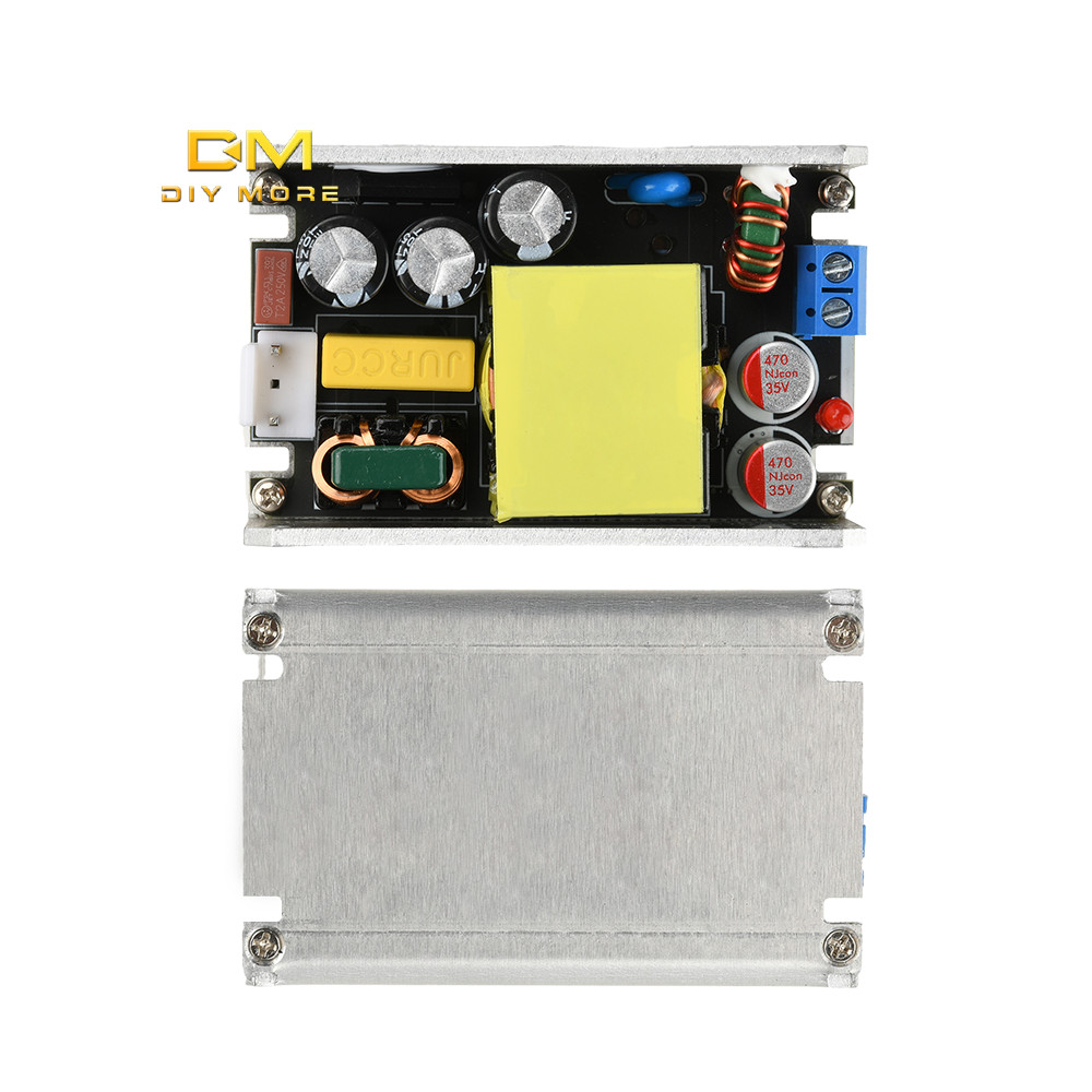 DIYMROE AC 95-265V to DC 24V 4A / 12V 8A 100W High-Power Switching Power Supply Compact GaN Powe GaN