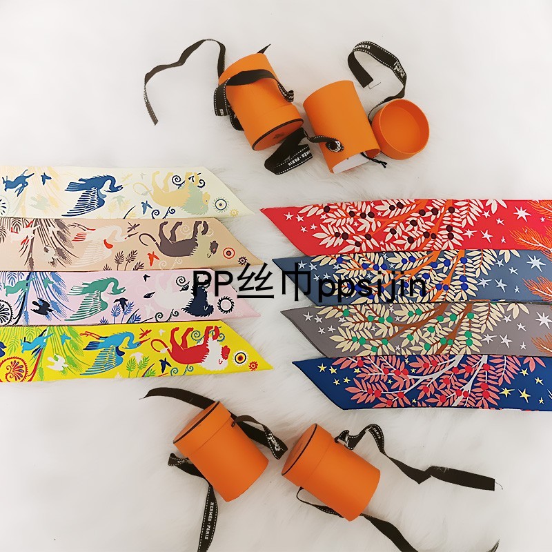 ผ้าไหมผูกกระเป๋าจับผ้าพันคอผ้าไหม 18Mi ร่ม Maya Key Tie กระเป๋าริบบิ้นหญิง Slim Strip ริบบิ้นขนาดเล็