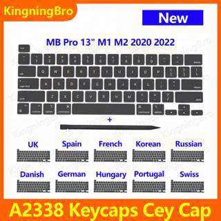 ใหม่ A2338 คีย์บอร์ดคีย์ Keycaps สําหรับ Macbook Pro 13 