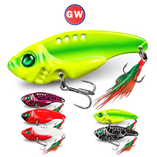 ล่อตกปลาMetal Vibration ขนาด3D Eye Balanced Spinner แบบจมน้ำ…