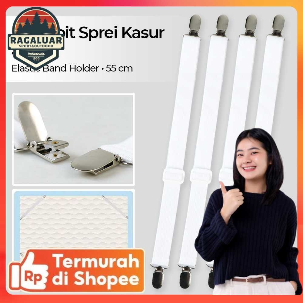 HILIFE คลิปหนีบผ้าปูที่นอนแบบยืดหยุ่น 4 ชิ้น - 200TC