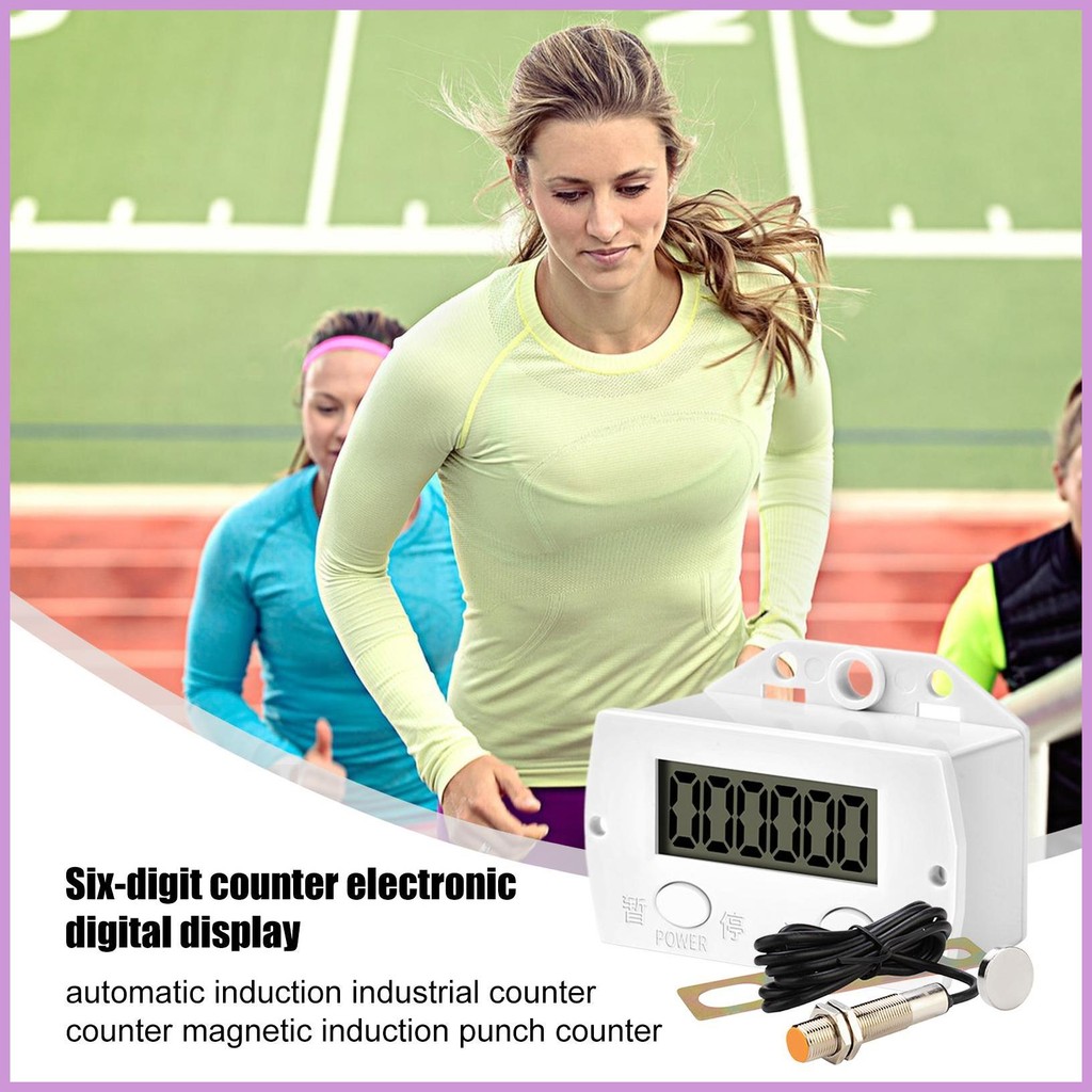 Digital Tally Counter อัตโนมัติ Digital Tally Clicker Electronic Digital Display Counter สําหรับอุตส