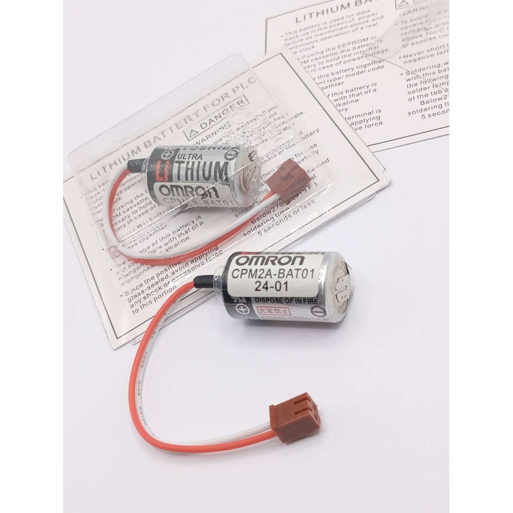 ใหม่ แท้ CPM2A-BAT01 3.6V 1000mAh ยี่ห้อ มีสินค้าพร้อมส่งในไทย ออกบิลได้