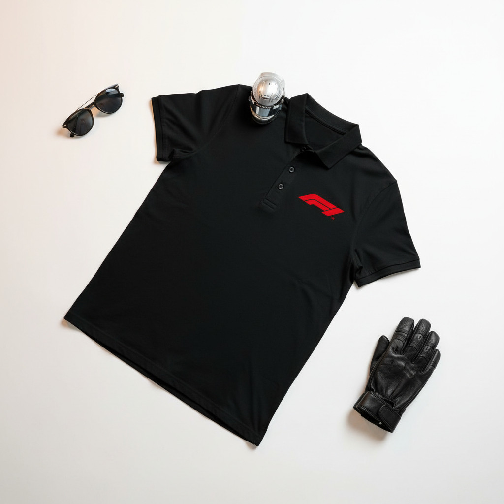 เสื้อโปโล Sakazuki Unisex Distro Collar Shirt F1 FORMULA ONE Logo