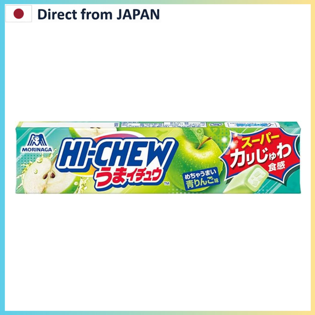 [From Japan] Morinaga Confectionery Hi-Chew <Green Apple Flavor> 1 stick (12 tablets)