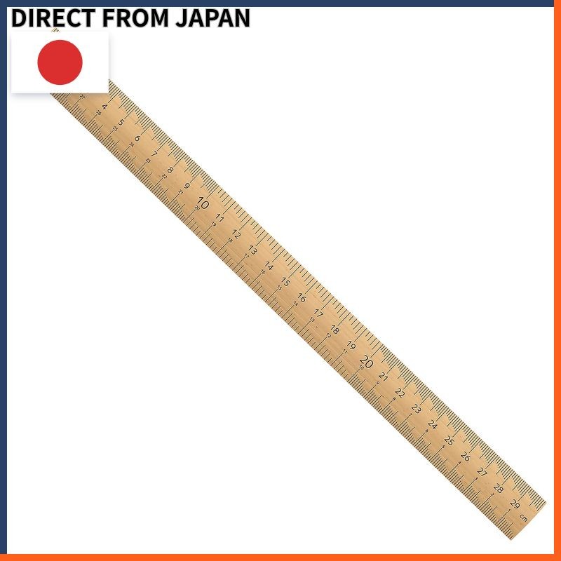 Niigata Seiki Bamboo Scale Ruler with Quick Graduation Markings