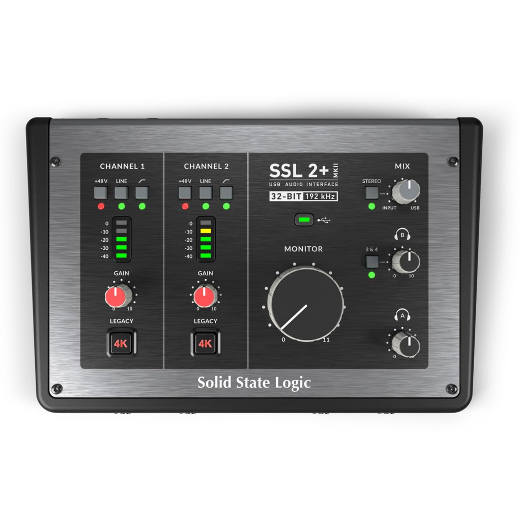 Solid State Logic (SSL) โซลิด สเตท ลอจิก/SSL2+MKⅡ ออดิโอ อินเตอร์เฟส