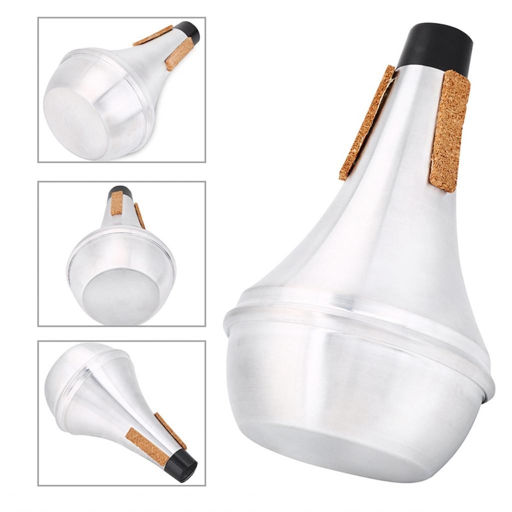 Tophouse-th Aluminium Alloy Strips Practice Trumpet Mute Brasses เครื่องดนตรีชิ้นส่วนอุปกรณ์เสริมการ