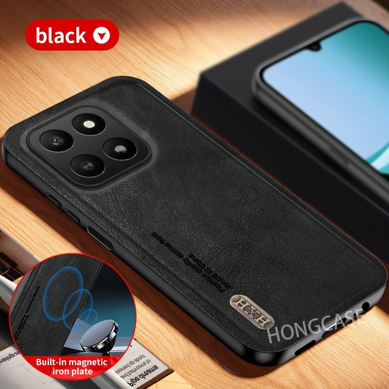 เคสโทรศัพท์สําหรับ Honor X7d 4G 5G 2025 Retro Frosting ปลอกธุรกิจหนังนุ่มปกหลัง