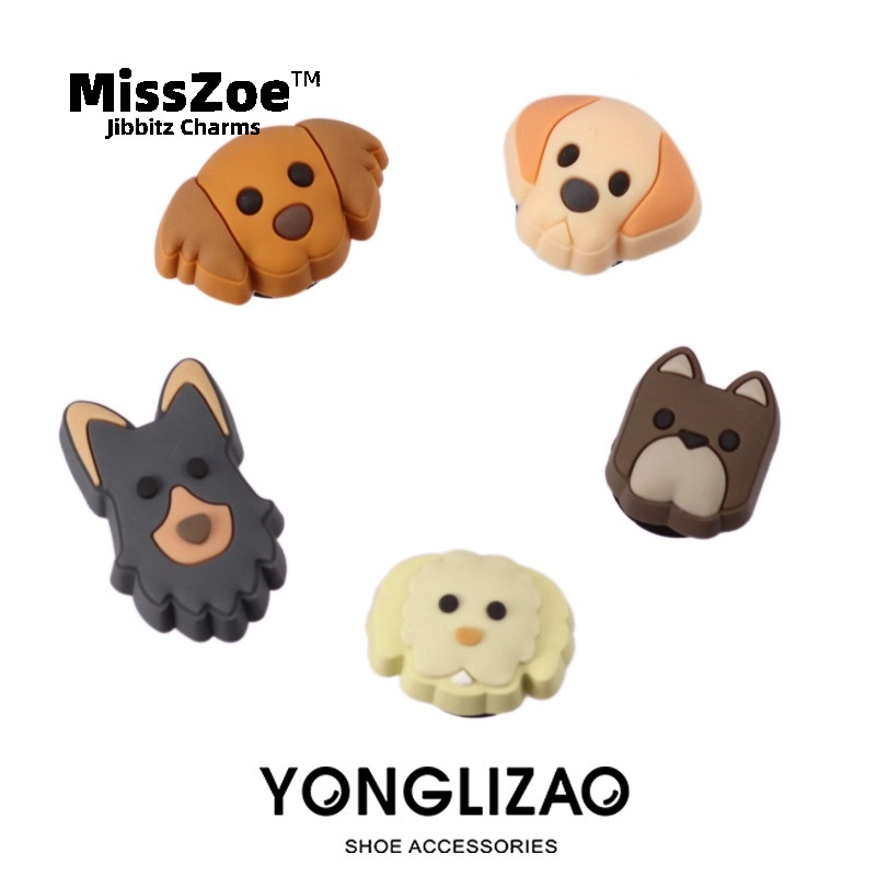 Miss Zoe Jibbitz - อุปกรณ์ประดับหัวรองเท้าสุนัขการ์ตูน สำหรับรองเท้าของเด็กเล่น