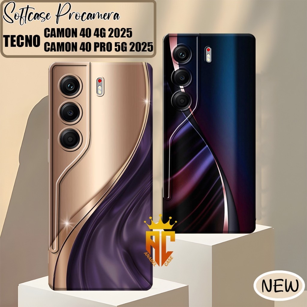 Softcase Tecno Camon 40 4G / Tecno Camon 40 Pro 4G / 5G 2025 วอลเปเปอร์หรูหราล่าสุด Motif Casing - C